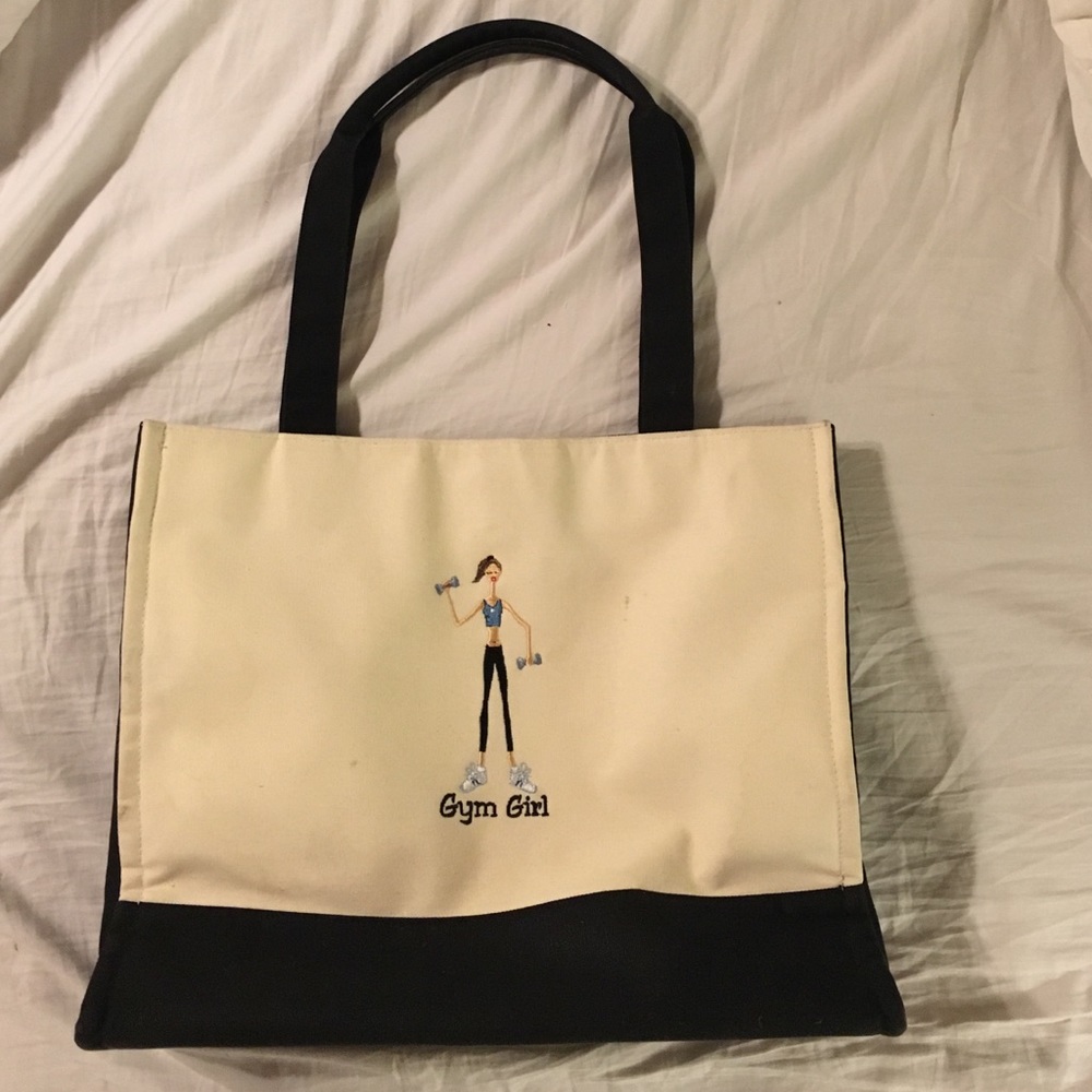 Cute gym tote
