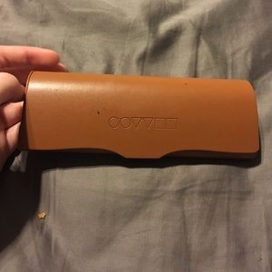 Oliver peoples glasses case and cloth