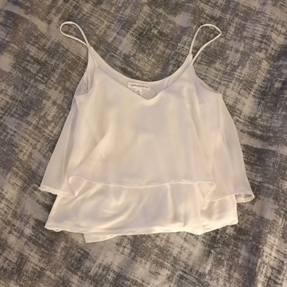 White Layered Tank!