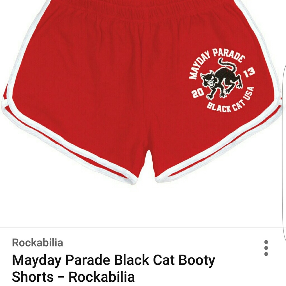 NWOT Mayday Parade Shorts