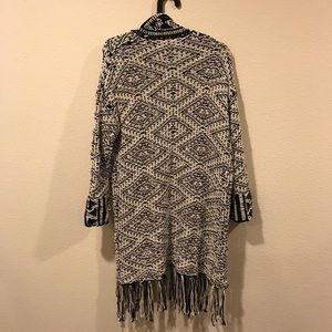 Willow & Clay Sweaters - Willow and Clay tribal long duster sweater Willow & Clay Sweaters - Willow and Clay tribal long duster sweater