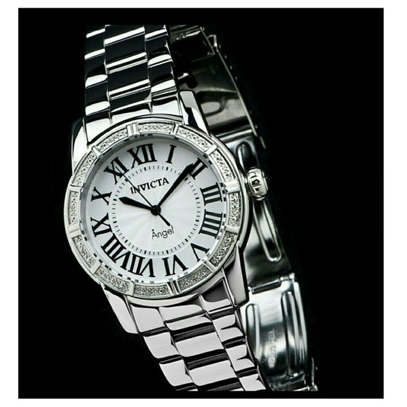Sale,$1,000 Invicta diamond accent Stainless watch
