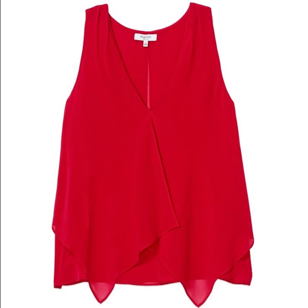 Aritzia Babaton Silk Blouse Top