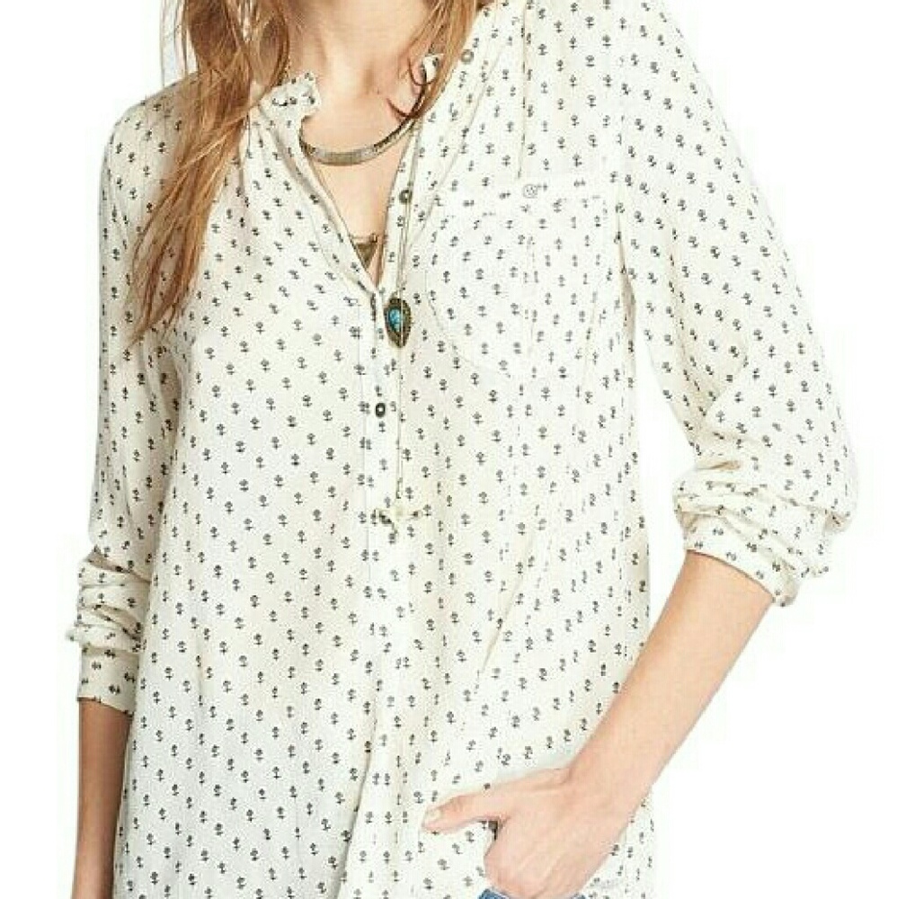 Print Boyfriend Top