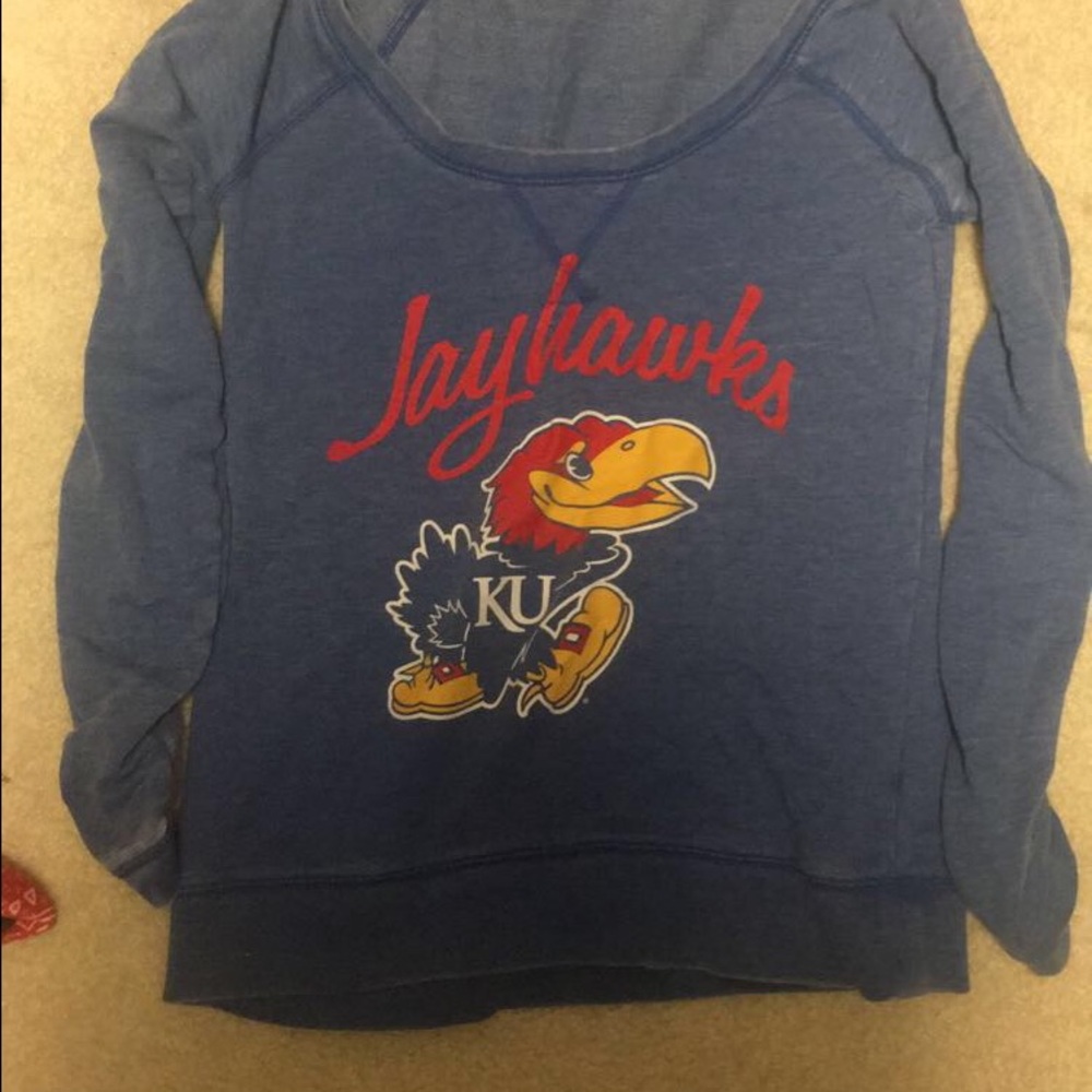 University of Kansas Jayhawks crew neck