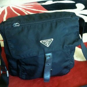 Crossbody microfiber bag