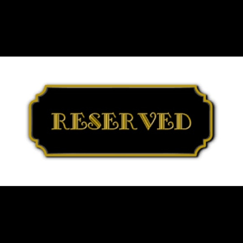 Reserved for trade