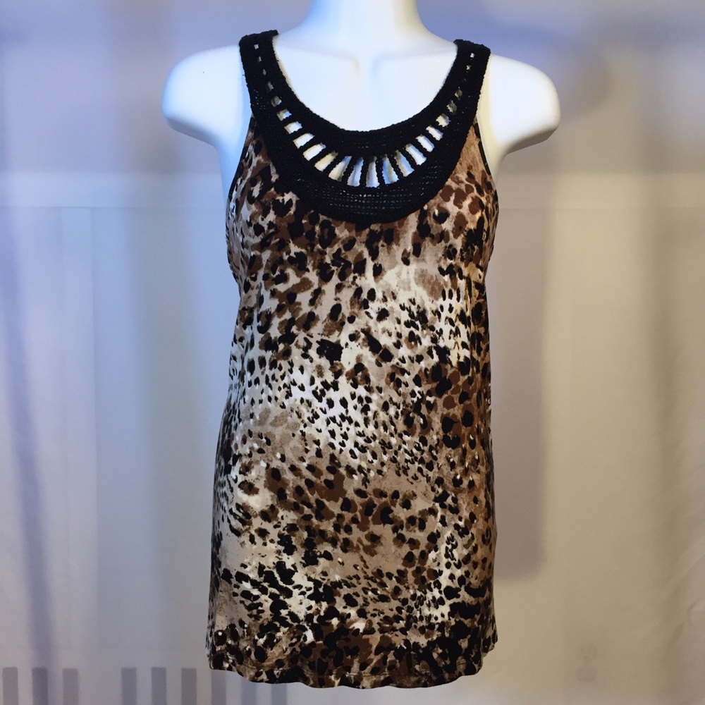 Leopard Print Tank Top