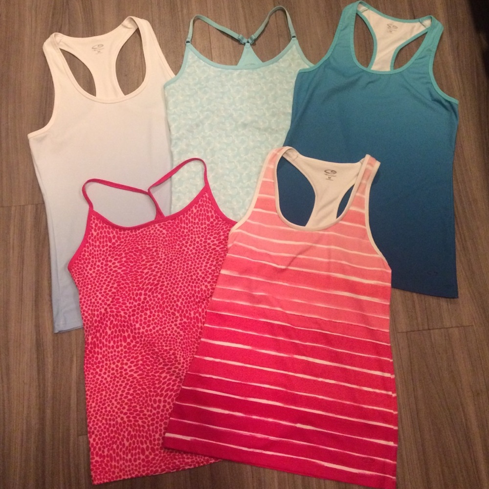 Bundle of 5 Champion tops pink/blue
