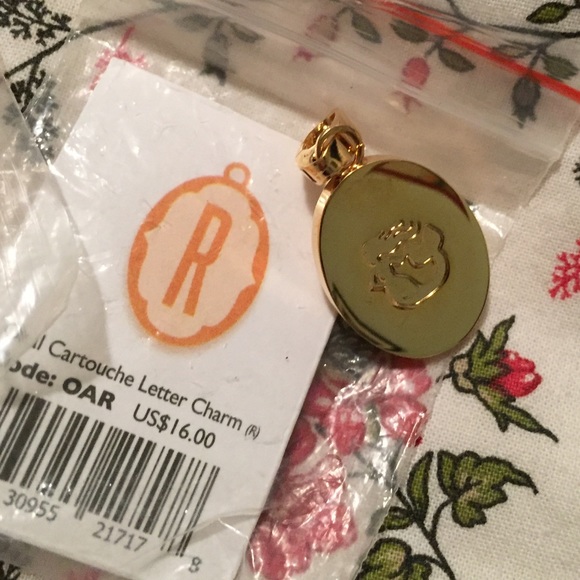 Spartina initials charm CHOICE N or F - Picture 2 of 2