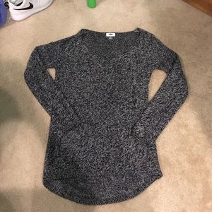 Dark gray/ black Old Navy Sweater
