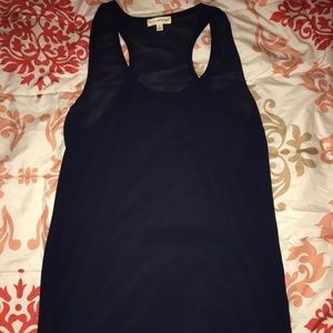 Sheer Navy Blue tanktop