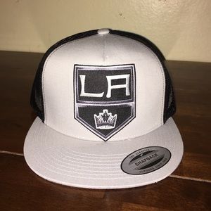 Brand new LA Kings grey and black trucker hat