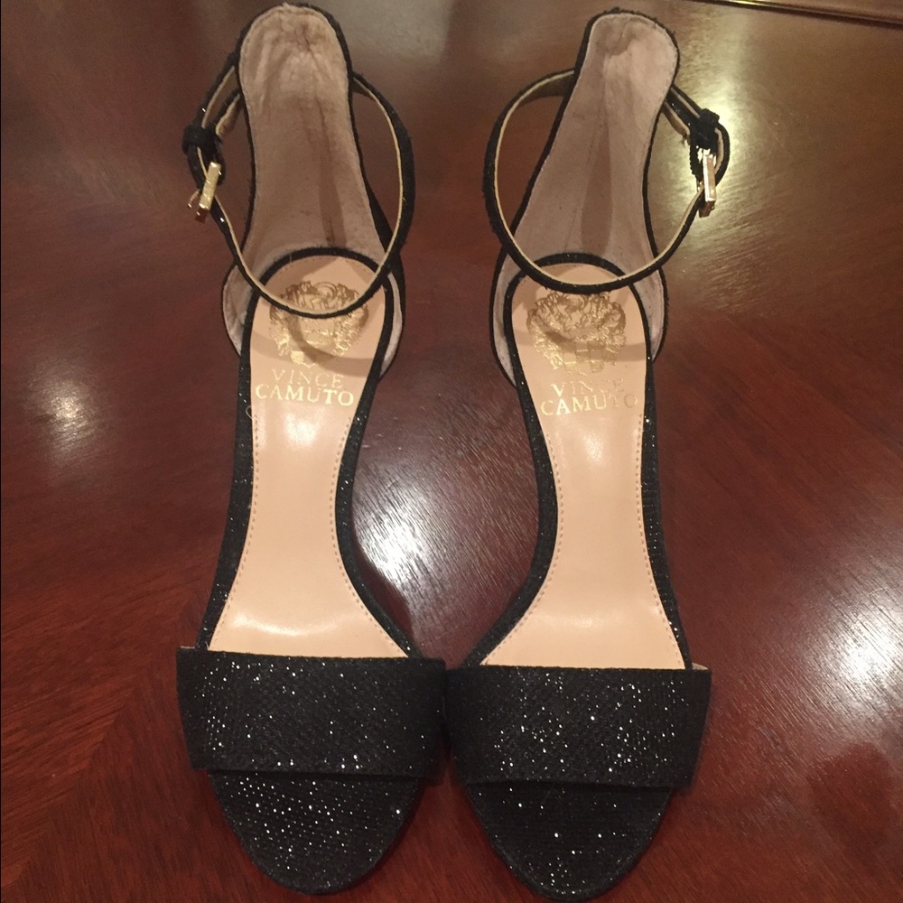 Vince Camuto Black Strappy Sandals 5