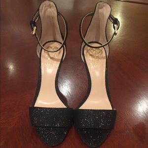 Vince Camuto Black Strappy Sandals 5