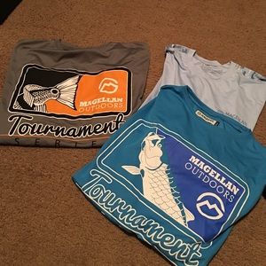 Lot of 3 long sleeve Magellan shirts