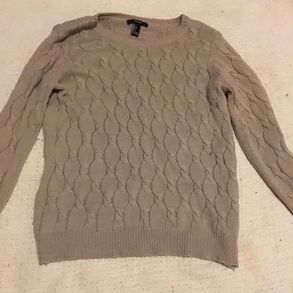 Forever 21 Large tan sweater - Picture 1 of 1