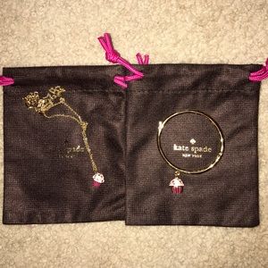 Kate Spade New York Cupcake Necklace and Bracelet