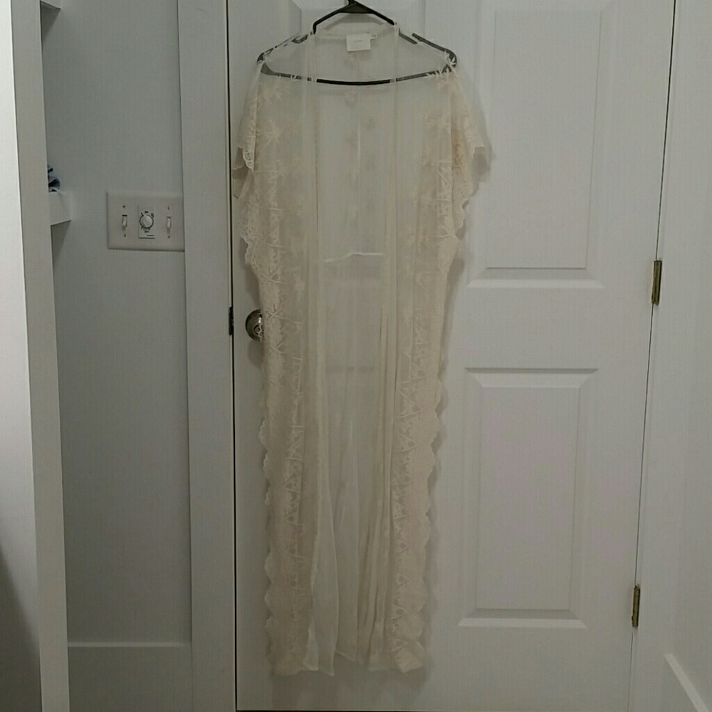 Lush Crochet Maxi Duster
