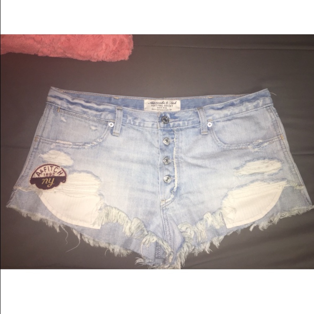 Abercrombie High Waisted Festival Shorts