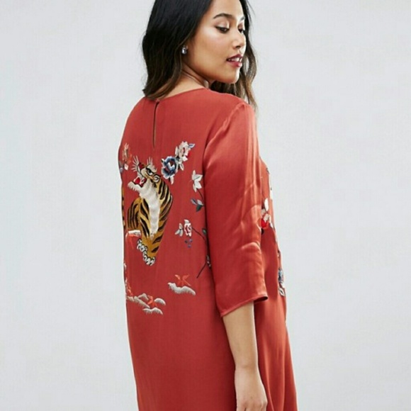 ISO THIS ASOS CURVE DRESS - Picture 2 of 2