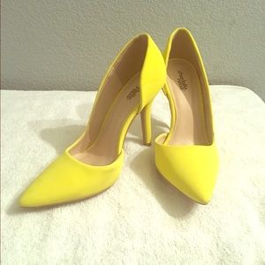 Yellow heels
