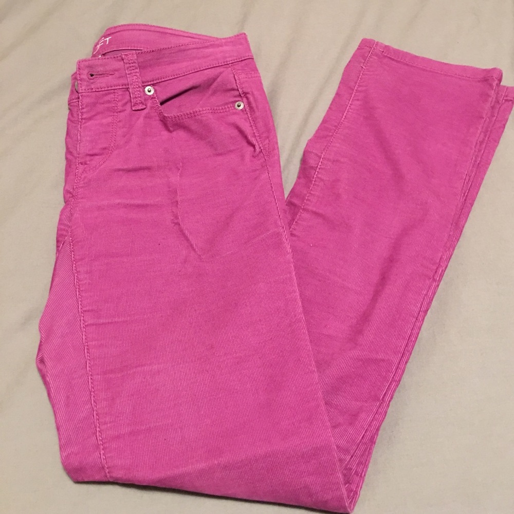 LOFT purple corduroy pants