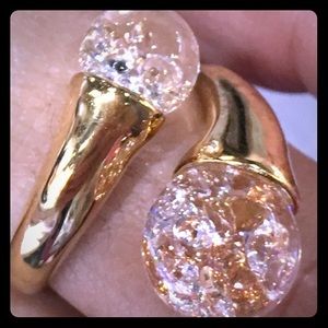 Floating Jewelry Ring Gold Ring