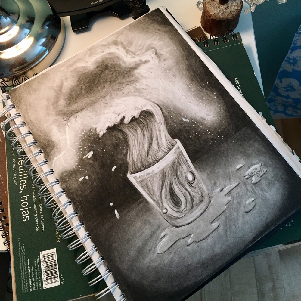 Storm Abstract Illustration (print)