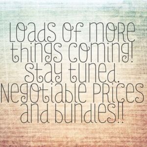 More items to come this week! 💁👏💕