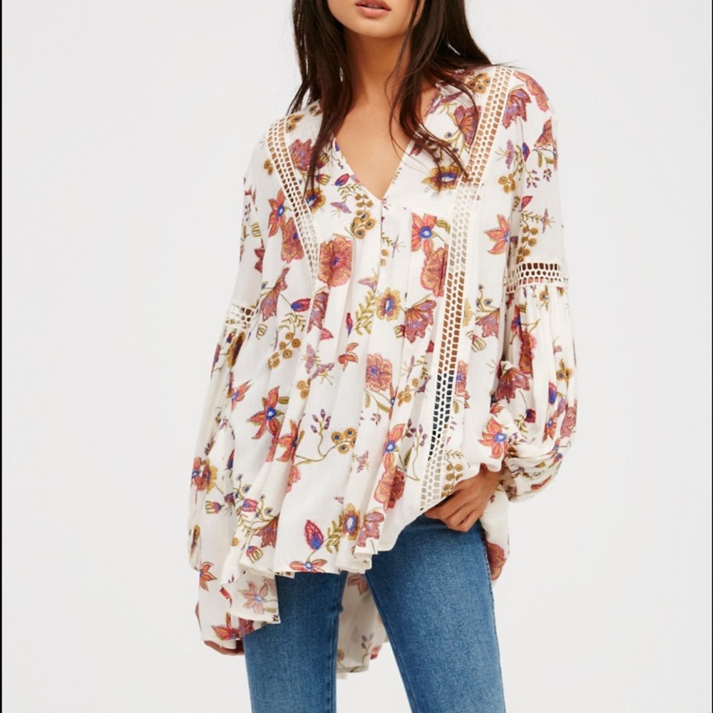 FREE PEOPLE Just the two of us printed tunic