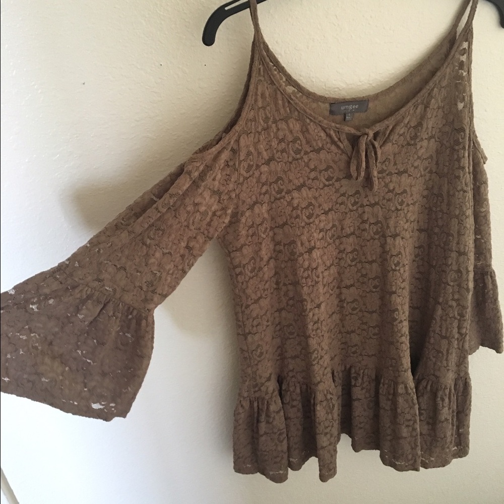 Off the shoulder lacy top