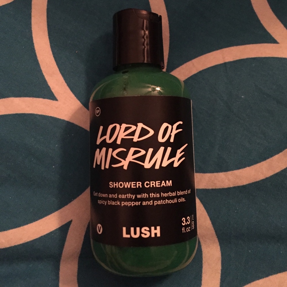 Brand new LUSH Lord of Misrule shower cream