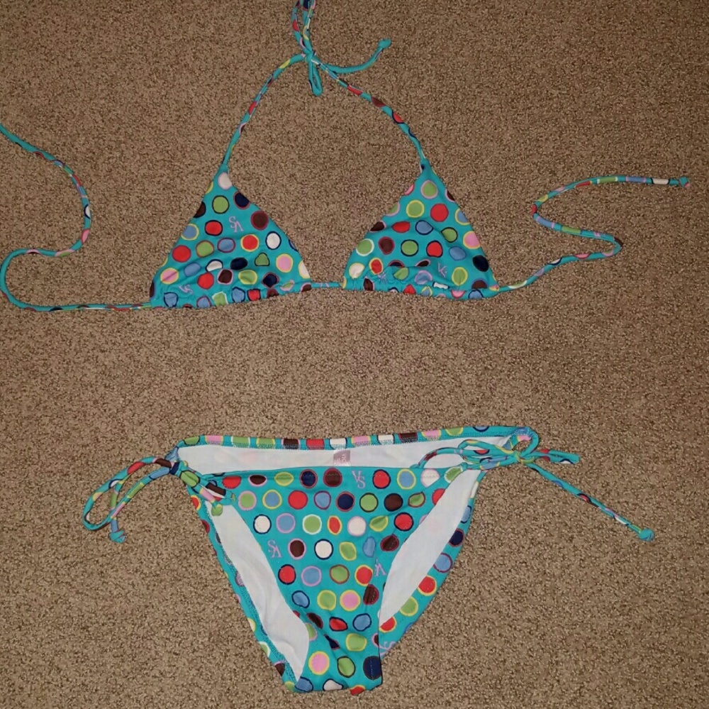 Victoria's secret polka dot bikini