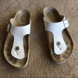 Authentic Birkenstock Gizeh white