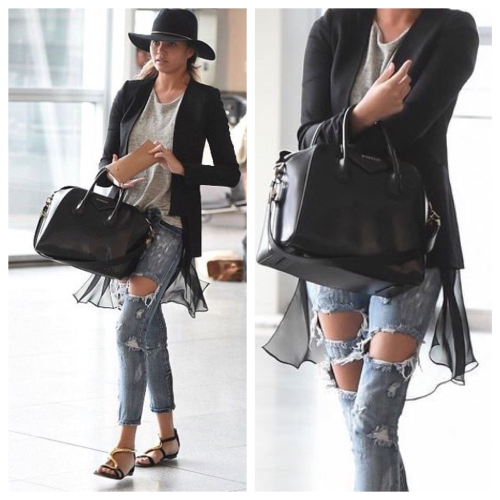 ✔️SOLD NWT One Teaspoon Destroyed Jeans 22 23 - Picture 1 of 4