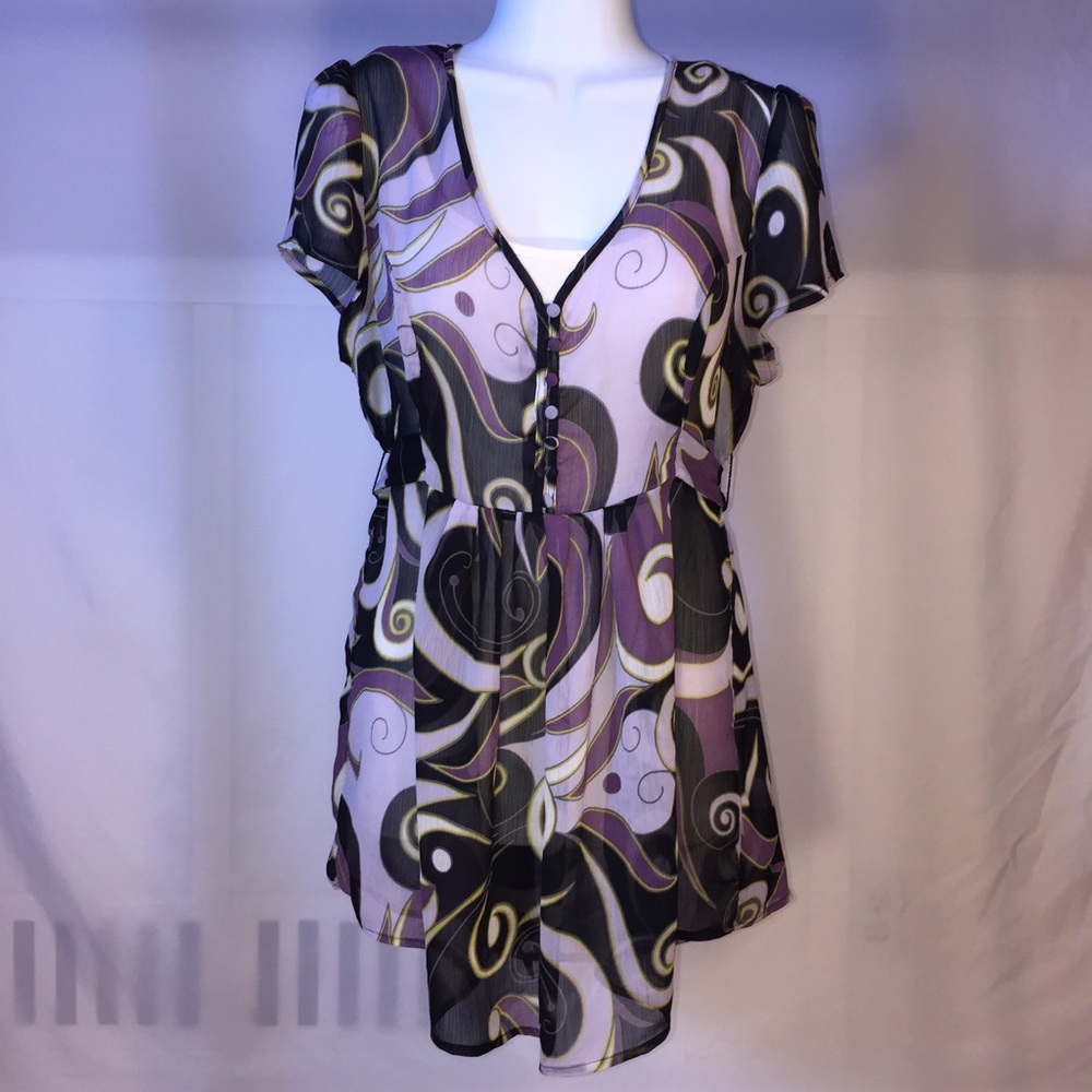 Maternity Short Sleeve Blouse