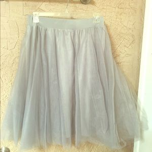 Grey tutu skirt from Windsor fashions