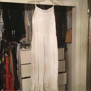 Whit free people slip dress