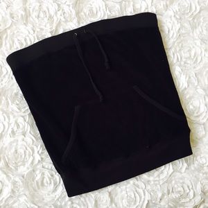 Juicy Couture Black Terry Tube Top