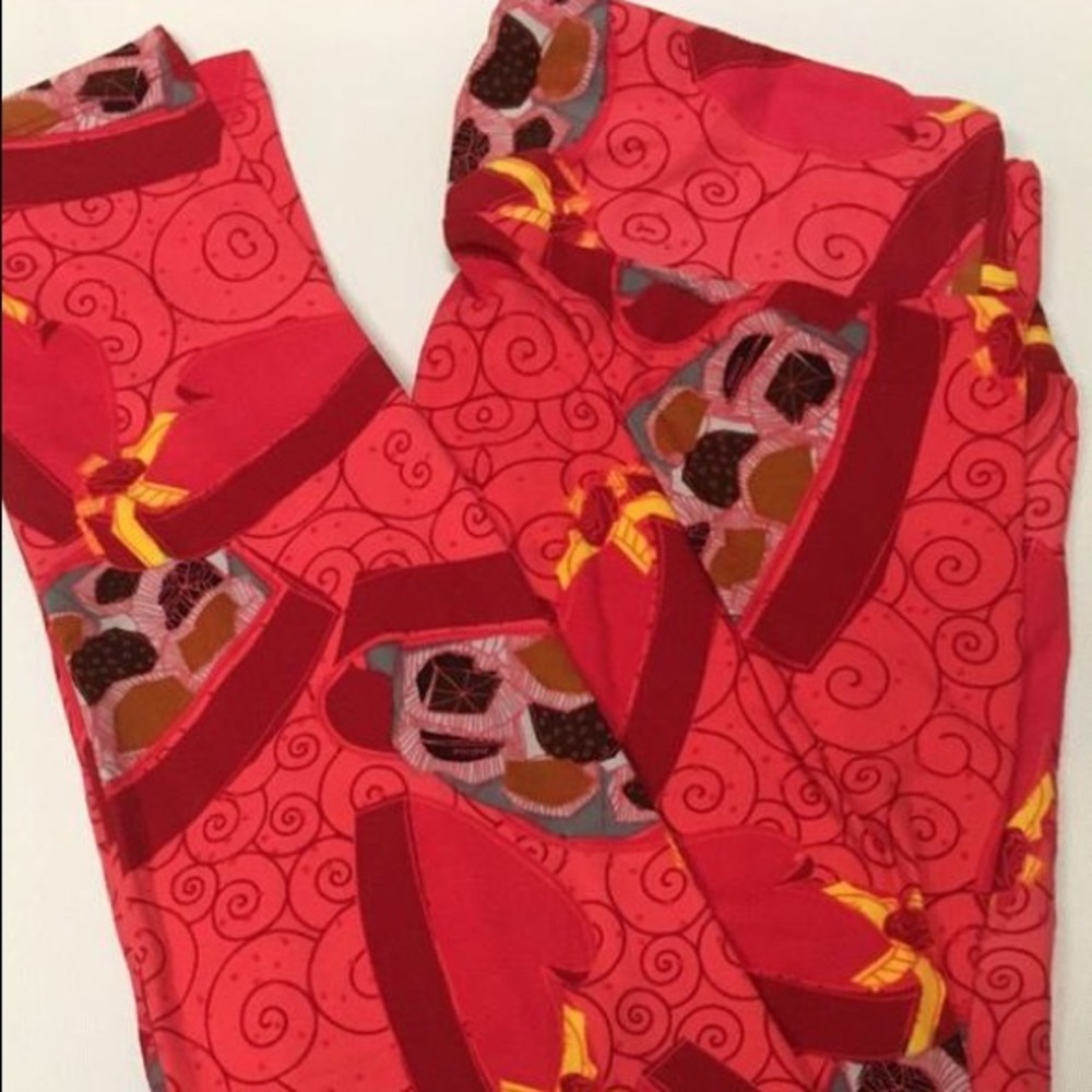 LuLaRoe Valentine's leggings - one size