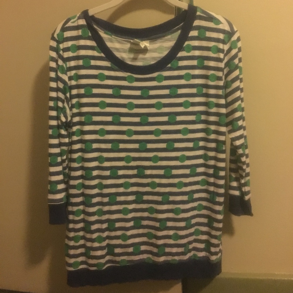Polka-dot and striped Porridge shirt