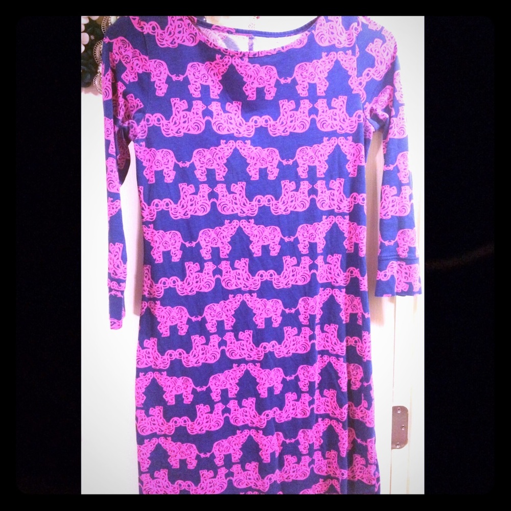 Lilly Pulitzer elephant print dress