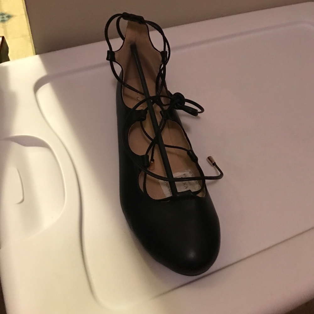 Black ballerina style slipper