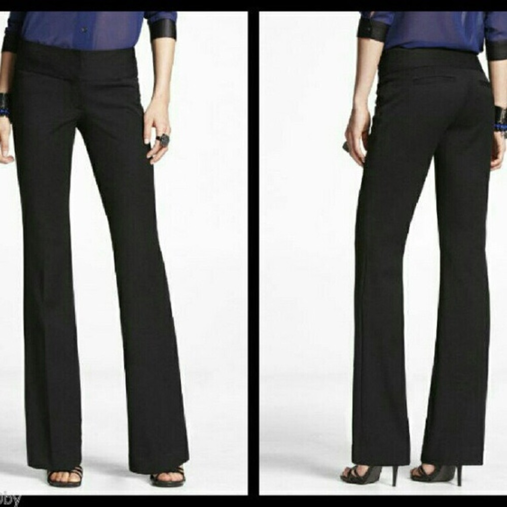 ✨HP✨ Express Black Pinstripe Editor Pants