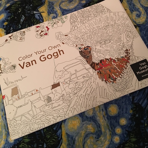 Other Van Gogh Adult Coloring Book Poshmark Other Van Gogh Adult Coloring Book Poshmark