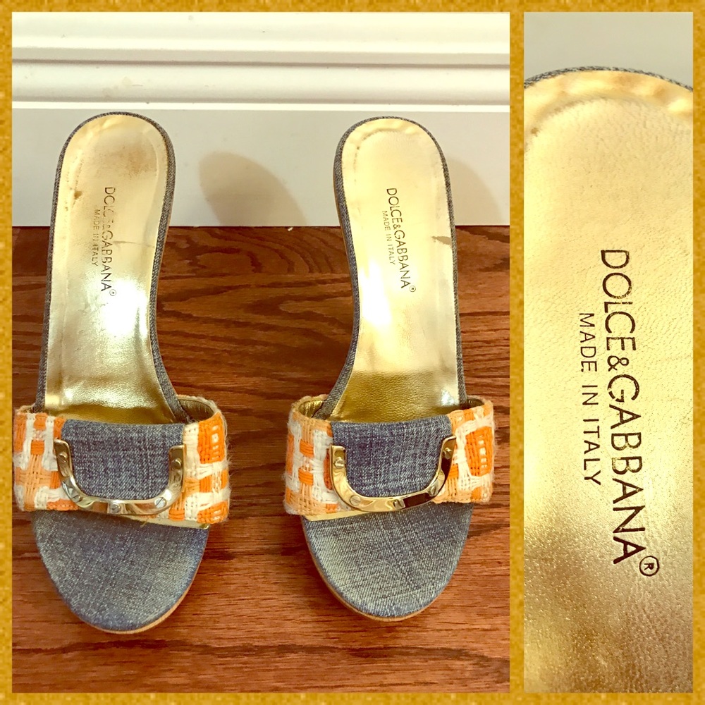 Dolce & Gabbana Denim Platforms 🌟
