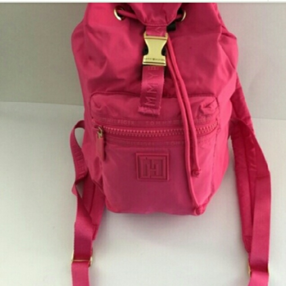 Pink Tommy Hilfiger girls backpack/ bag