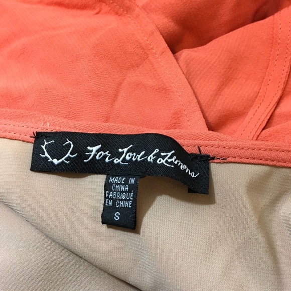 For Love & Lemons Coral "Sweet Jane" Bow Tie Skirt - Picture 4 of 8