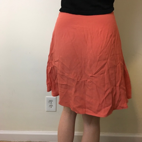 For Love & Lemons Coral "Sweet Jane" Bow Tie Skirt - Picture 7 of 8